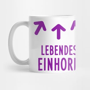 pupsendes Einhorn Mädchen Glitzer Geschenk Beweis Mug